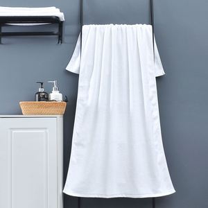 Serviette de bain en coton blanc non tissé 600 g/m² pour spa et hôtel, séchage rapide, super absorbante, avec service de logo personnalisé - Product Image 3