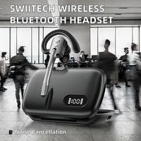 5.3 Headset ANC In-Ear Dual-Mic Hands-Free untuk Bisnis, Kompatibel dengan IOS/Android