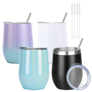 Gobelets à bière en verre Hipdeer écologiques de 12 oz, transparents et givrés, avec poignée, logo personnalisé, vente en gros OEM/ODM, lot de 48, en stock pour la rentrée scolaire - Product Image 1