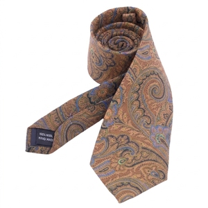 Cravates en laine à chevrons pour homme, style héritage, texture chaude, motif pied-de-poule, broderie personnalisée - Product Image 1
