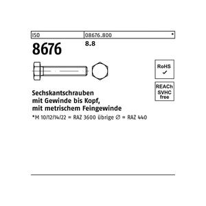 Vis hexagonale ISO 8676 VG x110mm - Product Image 1