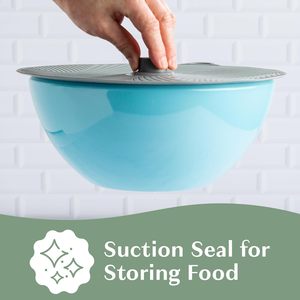 Couvercles en silicone universels YDS pour casseroles et poêles, résistants à la chaleur, réutilisables, avec joint d'étanchéité par aspiration - Product Image 2