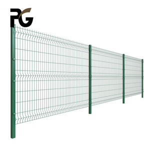 Panneaux de clôture en treillis soudé revêtus de PVC 3D, installation facile, haute sécurité, clôture de périmètre de jardin - Product Image 1