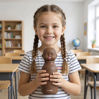 Bouteille d'eau isotherme en acier inoxydable pour enfants, motif dessin animé mignon, pour l'école, modèle Natasha
