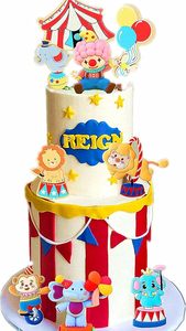 <span class=keywords><strong>Cirque</strong></span> Gâteau Toppers Animaux Gâteau Décoration Carnaval Cupcake Topper Clown pour <span class=keywords><strong>Cirque</strong></span> Fête D'<span class=keywords><strong>anniversaire</strong></span> Bébé Douche Fournitures - Product Image 4