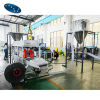 Ligne de production de granulés de PVC broyés, machine d'extrusion pour la fabrication de granulés
