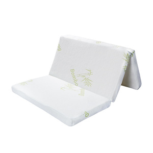 Tri gấp Tatami sàn Mat bọt Nệm cuộn lên 3 inch thoải mái Nhật Bản Tatami bông bộ nhớ bọt nệm - Product Image 6