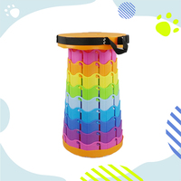 Nouvelle Chaise Pliante Rétractable de Pêche, Tabouret Portable et Pliable, Tabouret Télescopique Portable