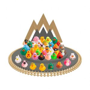Nouveauté 2026 : Jouets de bain flottants en caoutchouc/vinyle en forme de canard, 2 pouces, pour bébés et enfants, avec logo personnalisé – Offre promotionnelle ! - Product Image 3