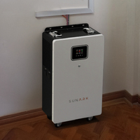 Système de stockage d'énergie Sunark onduleur à batterie 2kW 5kW 12V 24V onduleur tout-en-un batterie au lithium pour la maison