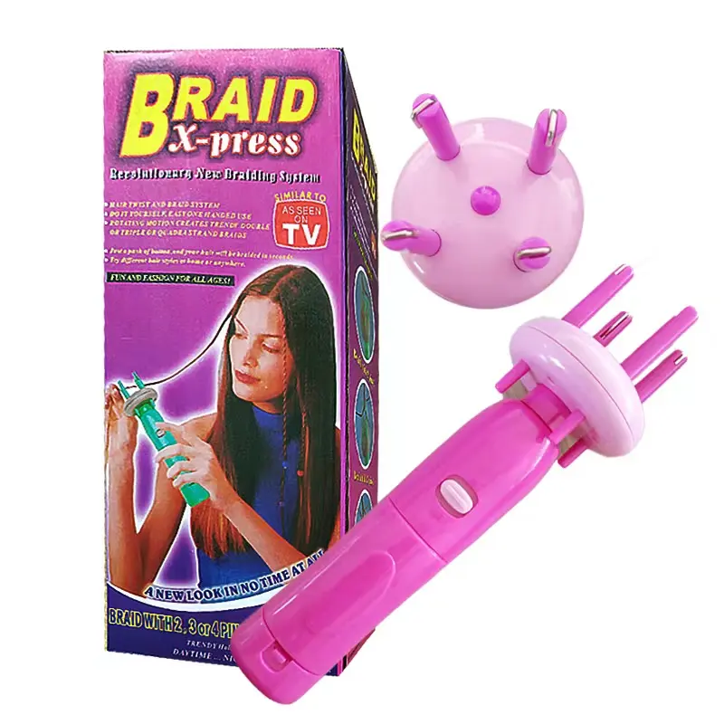 Jianzhida-máquina trenzadora de cabello automática para niña, herramienta de trenzado de cabello para niña, peinados fáciles para Unisex