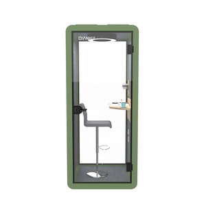 Cabina Telefónica Insonorizada, Mini Casa para Videoconferencias Personales, Oficina tipo Cápsula con Enchufe USB de 12V - Product Image 3