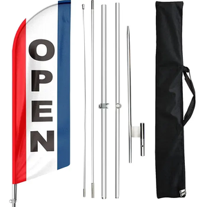 Gahumi Custom Outdoor Advertising Beach <b>Flag</b> <b>Banners</b> Flying Feather <b>Flag</b> Custom Printing - Product Image 5