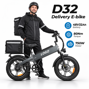 Bicicleta Eléctrica de Carga D32 con Motor de 750W, Batería de 48V32Ah, Freno de Disco y Motor en el Buje Trasero - Product Image 1