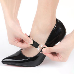 Sangles de maintien pour talons hauts pour femmes, 1 paire, élastiques, sans nœud, détachables, pour escarpins à talons hauts lâches - Product Image 3