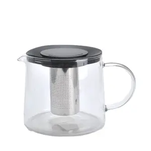 1.5 Liter glass tea pot french press coffee maker sets