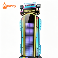 Machine de jeu d'arcade interactive Hercules, machine de frappe électronique à fort potentiel de gain, test de force, pour centre commercial et FEC