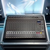 Console de mixage audio professionnelle 16 canaux 2x350W, contrôleur DJ actif, équipement sonore/amplificateurs/haut-parleurs