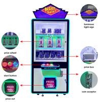 Fabricant personnalisé enfants et adultes prix maison de bonbons griffe Machine vraie grue d'arcade Machine d'amusement à pièces
