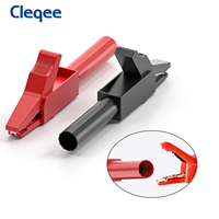Kit de câbles de test Cleqee-2 P1050B avec pince crocodile + harpon en U + sonde de test de perforation + câble de test empilable avec prise banane blindée de 4 mm