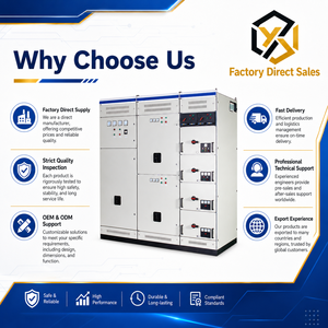 Gabinete de Medidor Eléctrico MV&HV, Panel de Control de Distribución de Energía, Tablero Principal, 3 Placas de Zinc Recubiertas de Aluminio, IP30, 660V, <span class=keywords><strong>GCK</strong></span> - Product Image 3