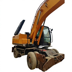 Excavadora de Ruedas Hyundai 210W Original, 90% Nueva, Excavadora de Orugas de 21 Toneladas 210w-9 con Motor y Bomba - Product Image 1