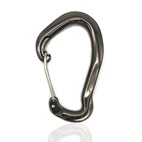 Mousqueton en aluminium à barrière de sécurité 12kN, ultra-rapide, pour équipement de sécurité professionnel pour sports de plein air et équipement d'escalade