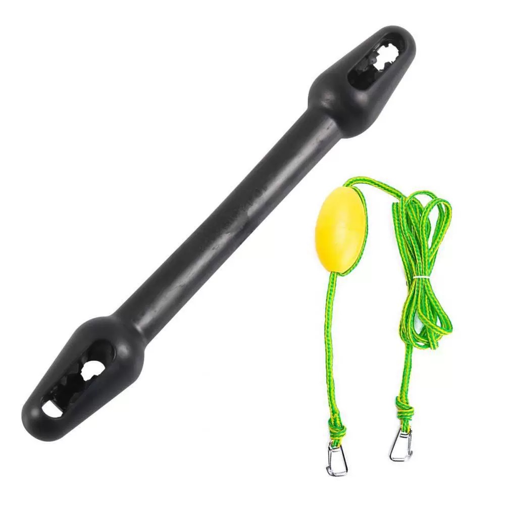 Cuerda flotante negra de 3,7 m