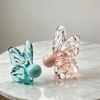 Vente en gros de flacons de parfum en verre en forme de papillon de 30 ml/100 ml, atomiseur rechargeable transparent avec bouchon à baïonnette doré ou argenté
