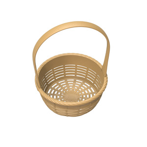 B04XSH03 Bamboo weave round <b>basket</b> <b>for</b> Thanksgiving <b>fruit</b> shops and <b>gift</b> suppliers - Product Image 5