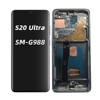 Pantalla LCD Original OLED de 6.9" para Galaxy S20 Ultra, Digitalizador de Pantalla Táctil para Samsung S20Ultra G988F G988B/DS