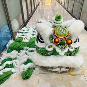 Costume da <span class=keywords><strong>Danza</strong></span> del Leone per Due Adulti Realizzato a Mano da Fabbrica Cinese Taglia Standard che Riflette la Ricca Cultura Cinese - Product Image 1