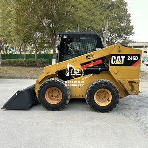 Cargador de rueda Caterpillar CAT246D, original y usado en stock, cargador CAT246C CAT966H CAT262 CAT262D3 - Product Image 5