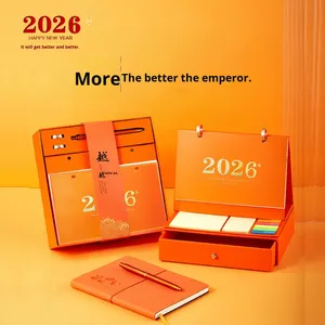 China 2026 Year Horse <b>Sticky</b> <b>Notes</b> Desk Calendar Custom Notebook Gift Box Set Business Office Creative Desktop Ornament - Product Image 2