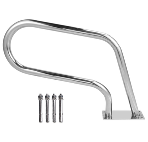 Ổn định cao hồ bơi thang tay vịn 304 thang thép không gỉ không biến dạng hồ bơi lan can - Product Image 1