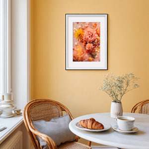 Moldura Artística para Fotos em MDF com Borda Chanfrada, Preto e Branco, para Uso em Parede - Product Image 2