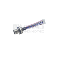 M12-Steckverbinderkabel 5-polig Sensor-Einbaubuchse mit Kabeln
