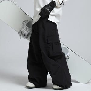 Pantalon de neige style super baggy pour hommes femmes pantalon de <span class=keywords><strong>ski</strong></span> isolé unisexe tissu imperméable pantalon de neige cargo imperméable - Product Image 1