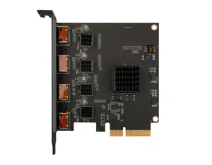 4 H D M I PCIe Video 4-channel 1.4 1080P 60fps Simultaneous Display Switching Video Capture Card Support