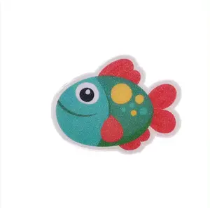 LongTai Large Sea Adhesive Kids Anti Slip stickers for kids bathroom fun for child cute animal stickers soft material