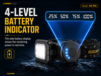Lampe de travail LED rechargeable magnétique avec étanchéité IP33, focalisation réglable, portée du faisceau jusqu'à 900 m, pour la réparation automobile et l'utilisation industrielle