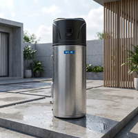 Chauffe-eau à pompe à chaleur intégrée 150L R290, corps en acier inoxydable, antirouille, pour zones humides - Prix de gros