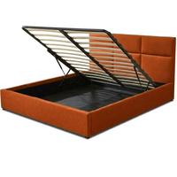 Modernes Französisches Gepolstertes Weiches Queen/King Bett Kopfteil mit Stauraum Platzsparend Langlebige Schaumstoffpolsterung Kiefernholzrahmen Boxspring 3-5