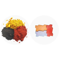 Pigment synthétique d'oxyde de fer fe2o3 pour briques