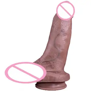 Verkaufsschlager guter Preis flüssiges Silikon großer Dildo 6*26cm*/2.36*10.23 Zoll künstlicher Penis Sexspielzeug für Damen sexy Sexspielzeug Erwachsene%