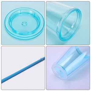 Vaso de Plástico Transparente Multicolor Único a Prueba de Fugas con Pajita para Publicidad, Venta al por Mayor 2026 - Product Image 6