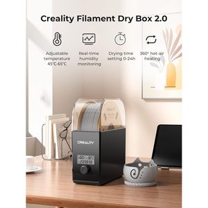 Boîte de séchage de filament Creality Pro avec ventilateur chauffant à 360 degrés, anti-poussière et anti-humidité, pour bobines de filament d'imprimante 3D - Product Image 4
