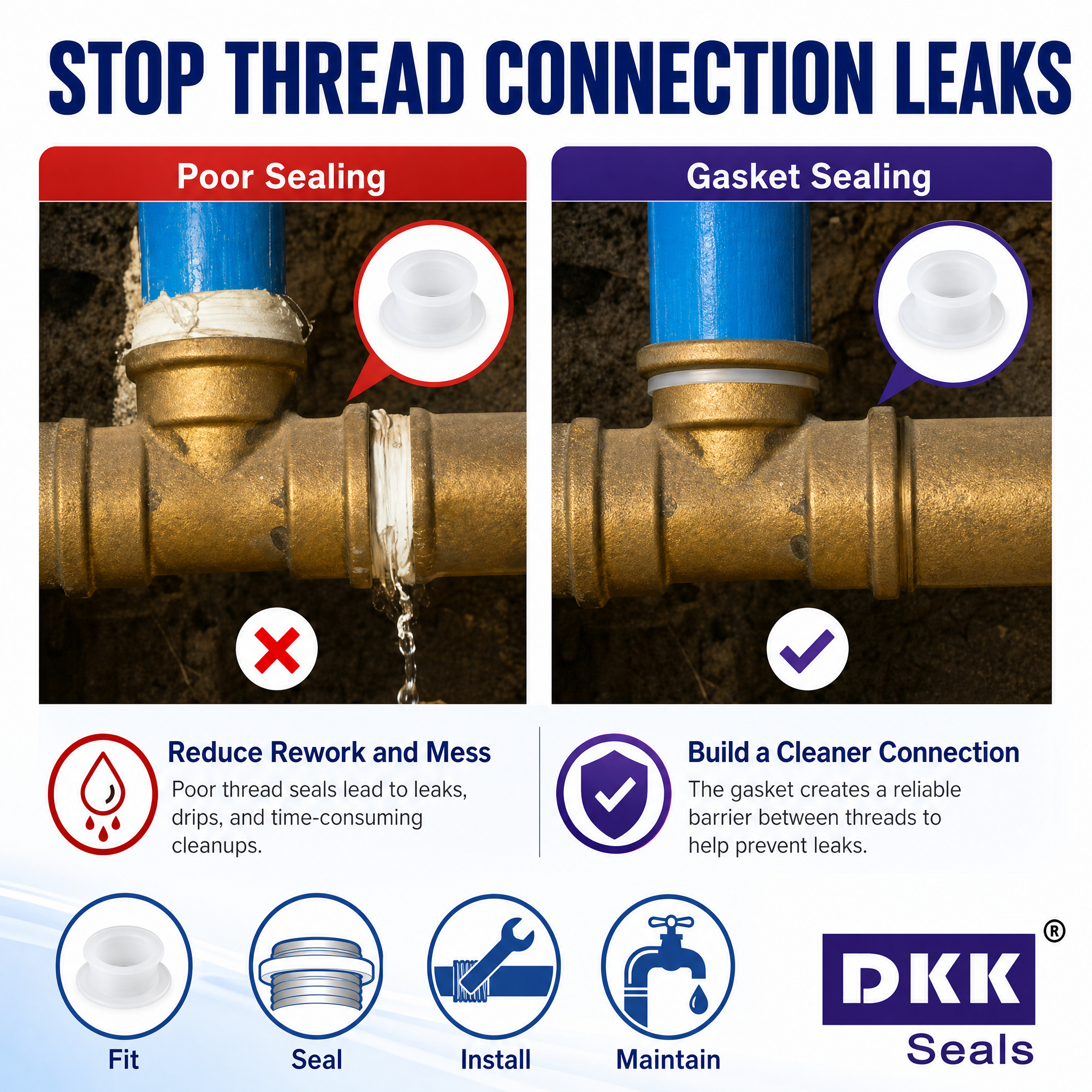 DKK Seals Custom Rubber Faucet Gaskets with Tailored Sizes and Hardness for OEM Plumbing and Leak Prevention Solutions · image 5