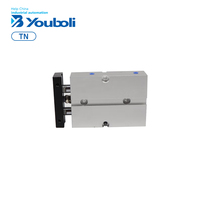 Cilindro de doble eje serie YBL TN/TDA, cilindro de aire neumático guiado de aleación de aluminio, piezas neumáticas de doble efecto