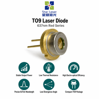 Diode laser rouge USHIO HL63283HD 637nm 1.2W 9mm, boîtier CAN, laser AlGaInP pour projecteur laser
